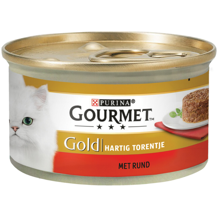 Gourmet - Gold Hearty Torentje Beef - Katzenfutter - 85g
