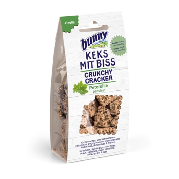 Bunny Nature - Crunchy Cracker Peterselie - Knaagdierensnacks - 50g