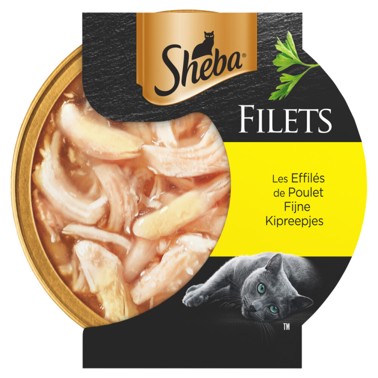 Sheba - Fillets - Pieces of Chicken Fillet in Sauce - 60g