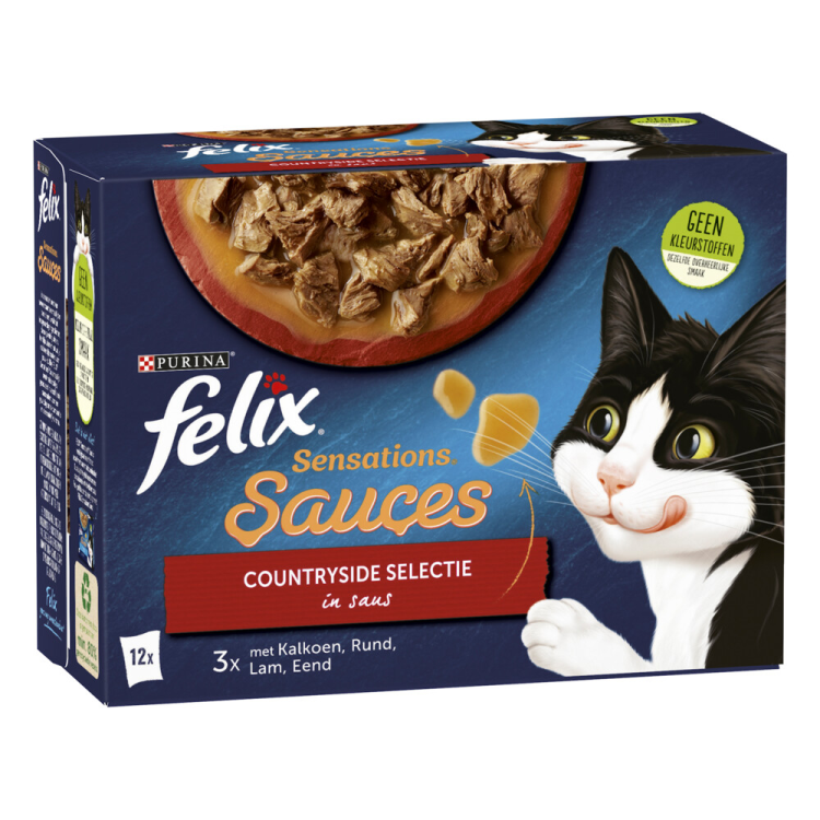 Felix - Sensations Saucen Countryside Selection in Sauce - 12x85g