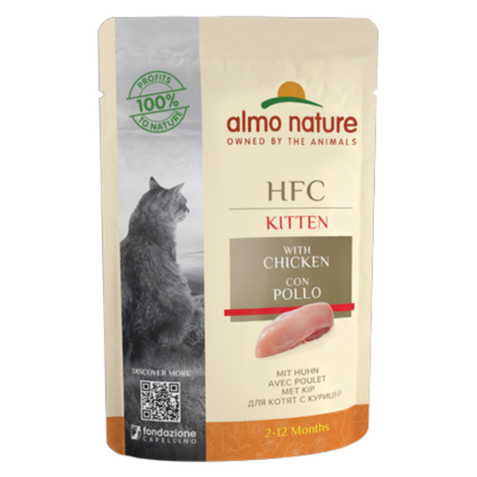 Almo Nature - HFC Kitten - Katzenfutter - Huhn - 55g