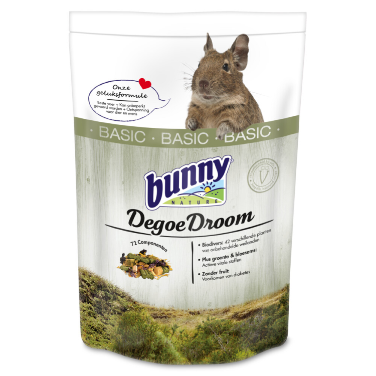 Bunny Nature - Degoedroom Basic - Degoevoer - 1,2 kg
