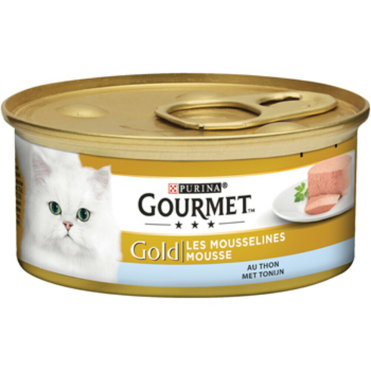 Gourmet - Gold Mousse Tonijn - Kattenvoer - 85g