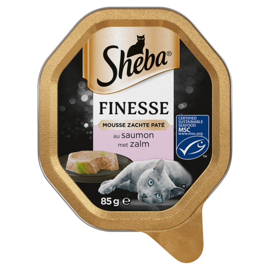 Sheba Finesse - Becher - Mousse - Lachs - 85g