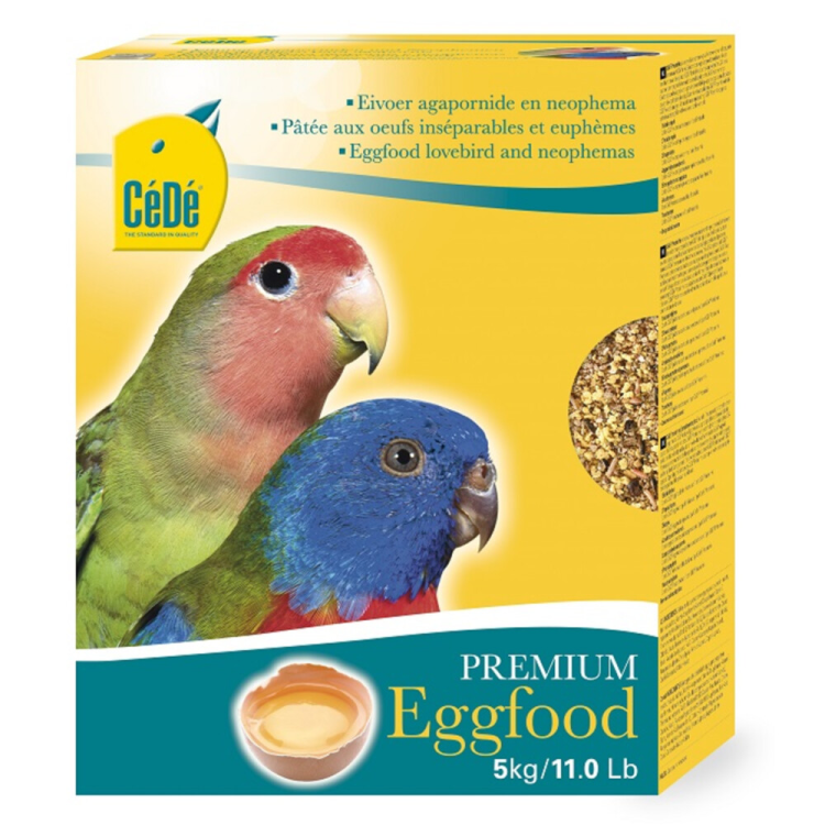 CéDé Egg Food Lovebirds & Neophema - Bird Food - 5kg
