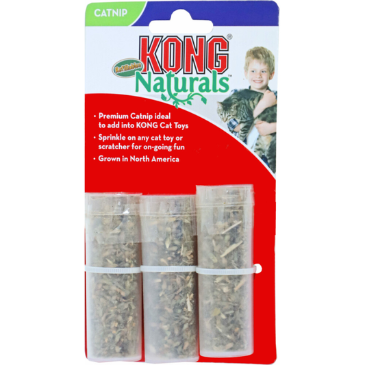 Kong - Naturals Catnip Tubes - Navulling - 3 stuks