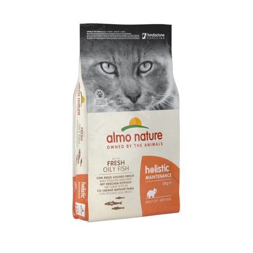 Almo Nature - Holistic Maintenance - Cat Food - Whitefish &amp; Rice - 12kg