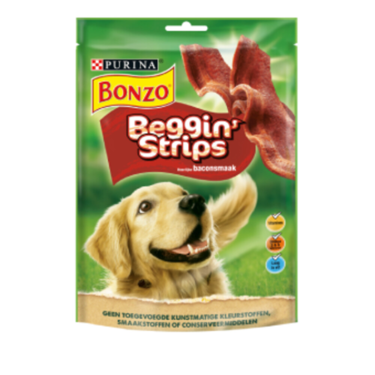 Bonzo - Beginning Strips Bacon - 120g