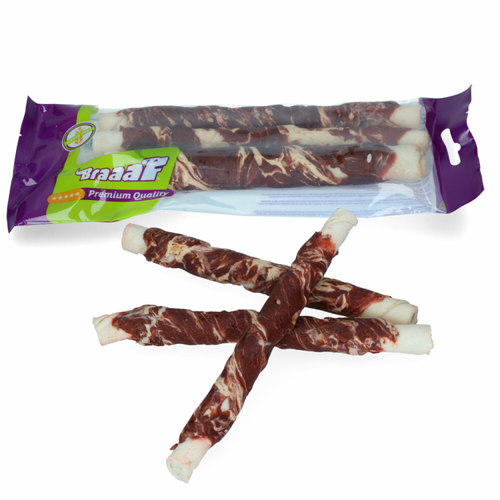 Braaaf - Twister Lamm &amp; Fisch - Hundesnack - 3 Sticks