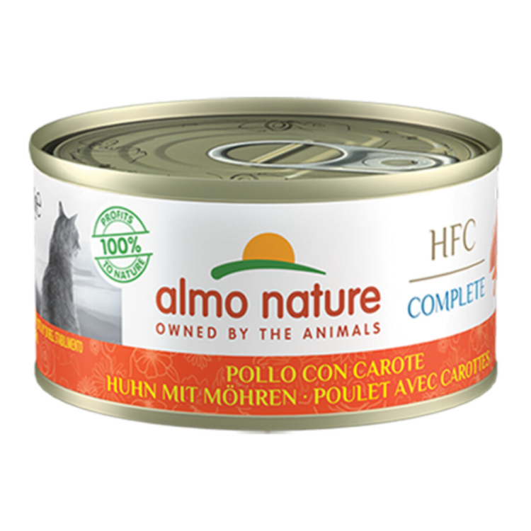 Almo Nature - HFC Complete - Katzenfutter - Huhn &amp; Karotte - 70g