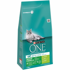 Purina One - Indoor Kalkoen - Kattenvoer - 1.5kg