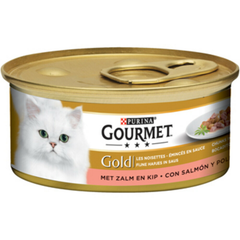 Gourmet - Gold Fine Bites Salmon &amp; Chicken - Cat Food - 85g