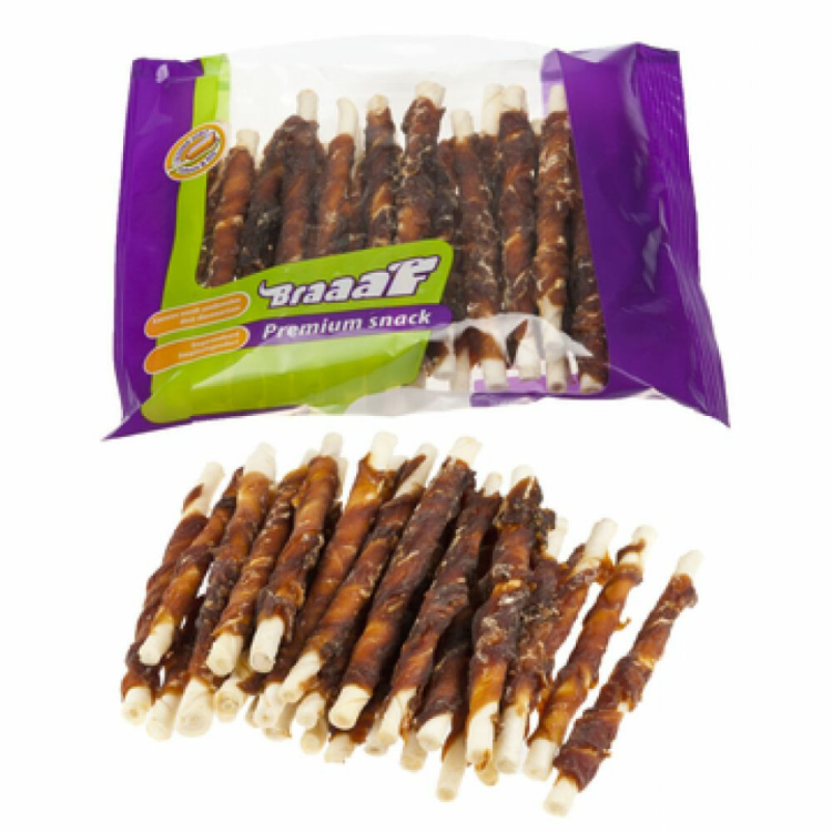 Braaaf - Roll Sticks Eend 12cm - Hondensnack