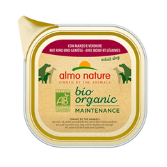 Almo Nature - Bio Organic Maintenance - Hundefutter - Rind und Gemüse - 100g