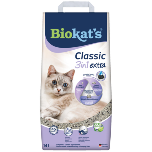 Biokat's - Classic 3in1 Extra - Kattenbakvulling - 14L