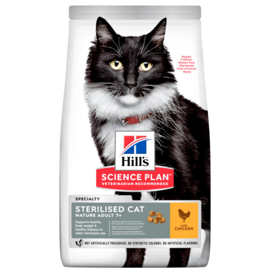 Hill's - Science Plan - Kattenvoer - Mature 7+ - Sterilised - Kip