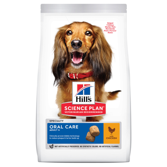 Hill's Canine - Science Plan - Hundefutter - Orale Pflege für Erwachsene - Medium - Huhn