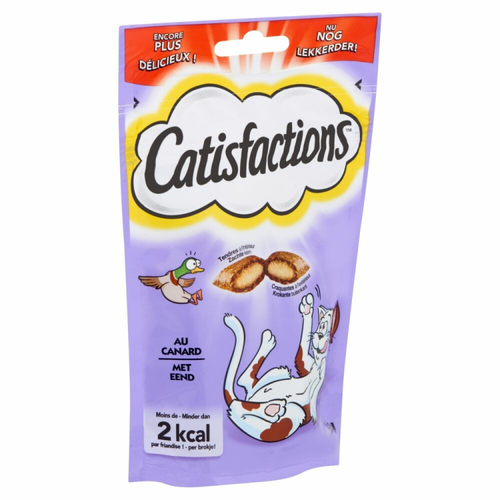 Catisfactions - Katzensnacks - Huhn & Ente - 60g