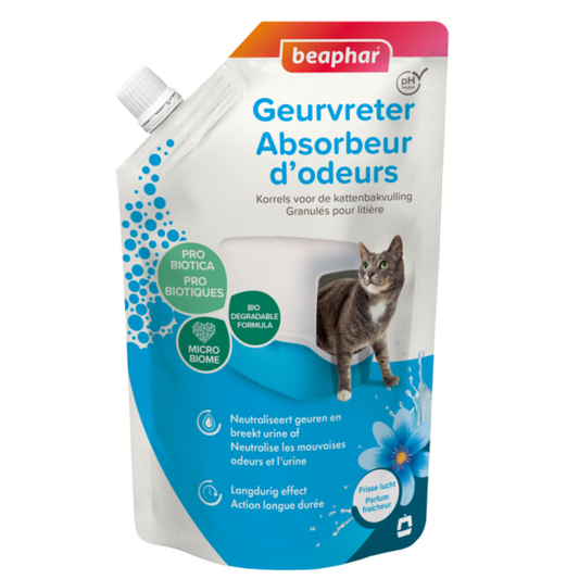 Beaphar - Geruchsabsorber Katzenstreu Reinigung - 400g