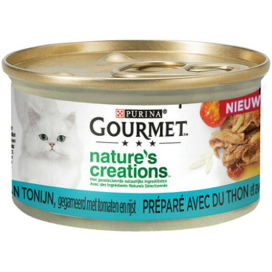 Gourmet - Nature's Creations Tonijn - Kattenvoer - 85g