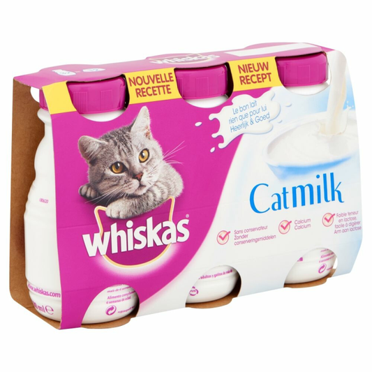 Whiskas - Kattenmelk Flesje - 3x200ml