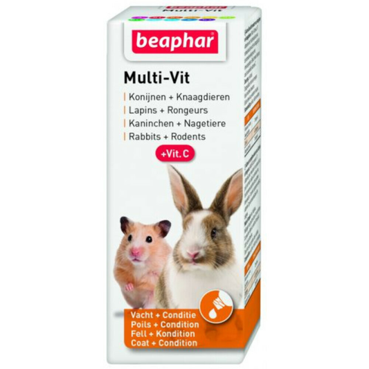 Beaphar - Multi-vit Konijn & Knaagdier - 50ml