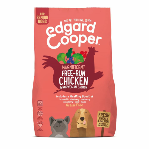 Edgard & Cooper - Dog Food - Senior - Free Range Chicken & Norwegian Salmon