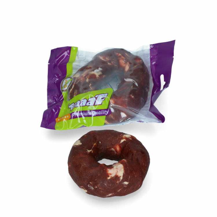 Braaaf – Donut Lamm &amp; Fisch 10–12 cm – Hundesnack – 120 g