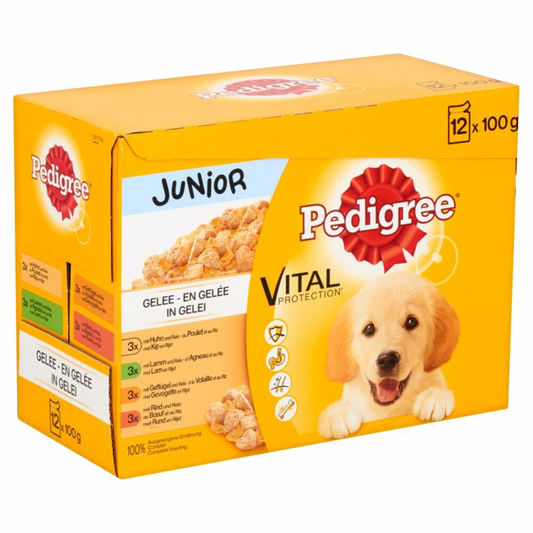 Pedigree - Vital Pouches Junior in Gelee - Hundefutter - 12x100g