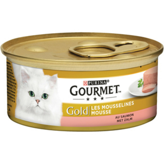 Gourmet - Goldmousse Lachs - Katzenfutter - 85g