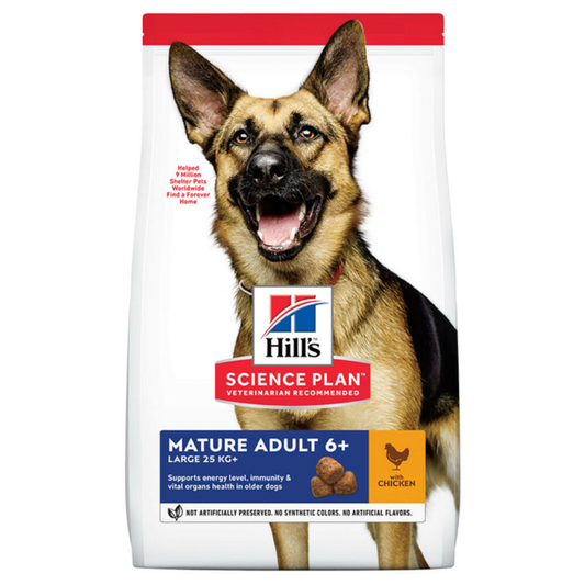 Hill's Canine - Science Plan - Hundefutter - Adult 7+ - Groß - Huhn - 12kg