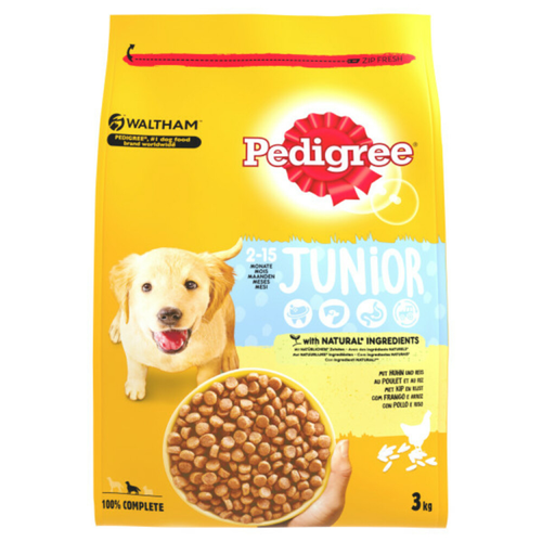 Pedigree - Vital Trockenfutter Junior Huhn & Reis - Hundefutter - 2,6 kg