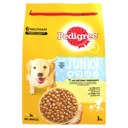 Pedigree - Vital Droogvoer Junior Kip & Rijst - Hondenvoer - 2.6kg