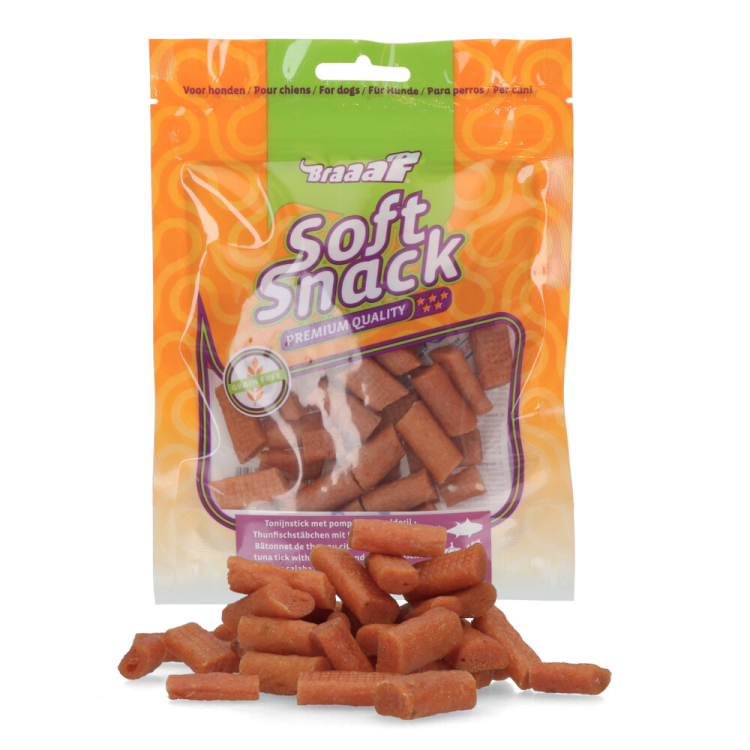 Braaaf - Tuna Sticks with Pumpkin &amp; Celery - Dog Snack - 85g